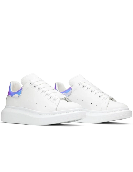 Alexander McQueen Oversized Sneaker White Iridescent,ALEXANDER MCQUEEN,Other Brand Reps Sneakers