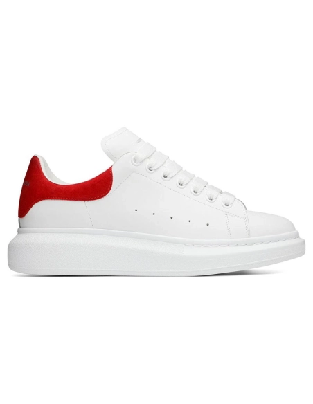 Alexander McQueen Oversized Sneaker White Lust Red,ALEXANDER MCQUEEN,Other Brand Reps Sneakers