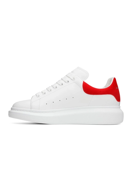 Alexander McQueen Oversized Sneaker White Lust Red,ALEXANDER MCQUEEN,Other Brand Reps Sneakers