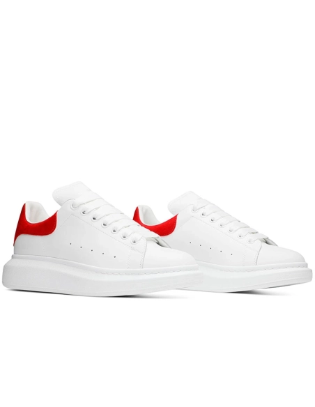 Alexander McQueen Oversized Sneaker White Lust Red,ALEXANDER MCQUEEN,Other Brand Reps Sneakers