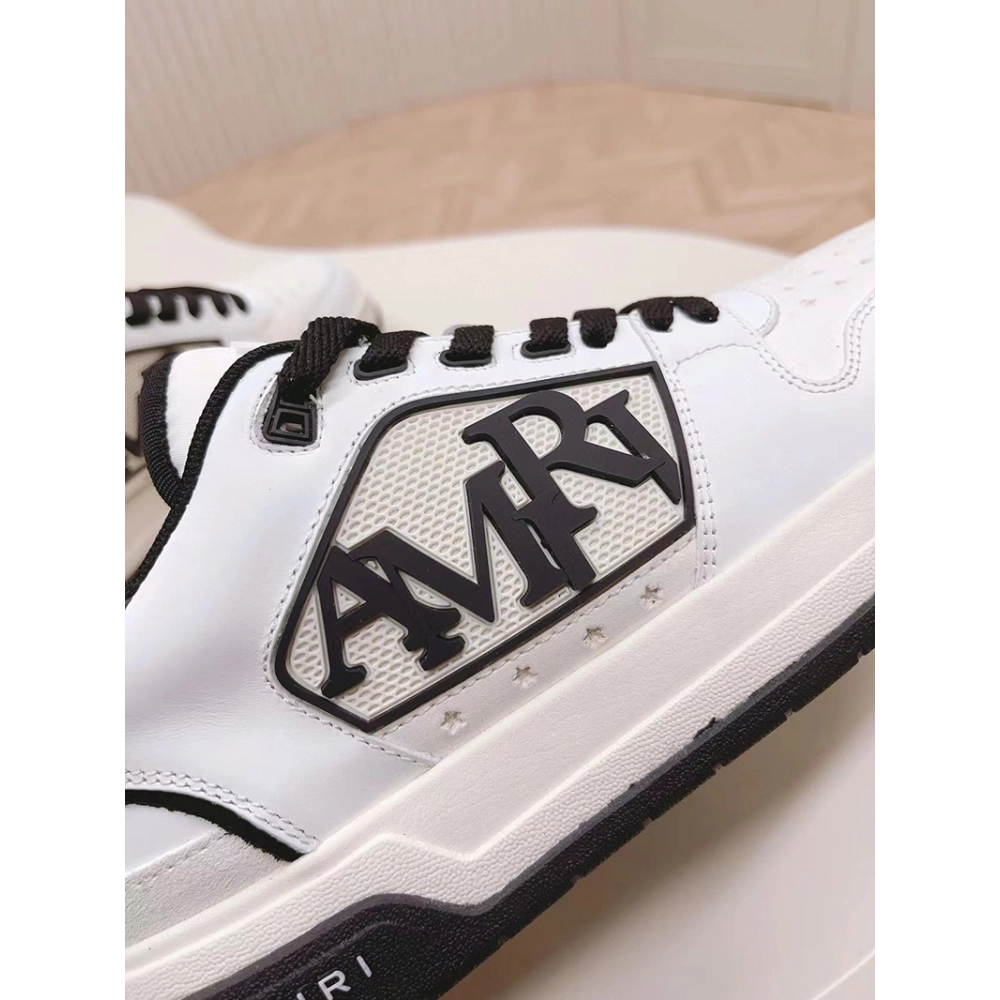 Amiri Classic Low Logo White Black,AMIRI,Other Brand Reps Sneakers