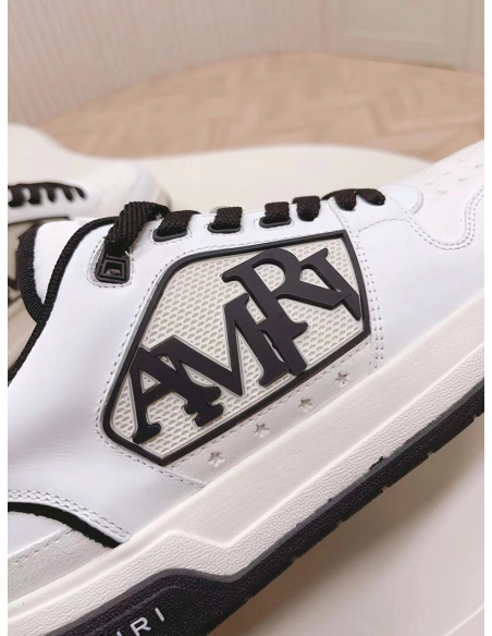Amiri Classic Low Logo White Black,AMIRI,Other Brand Reps Sneakers