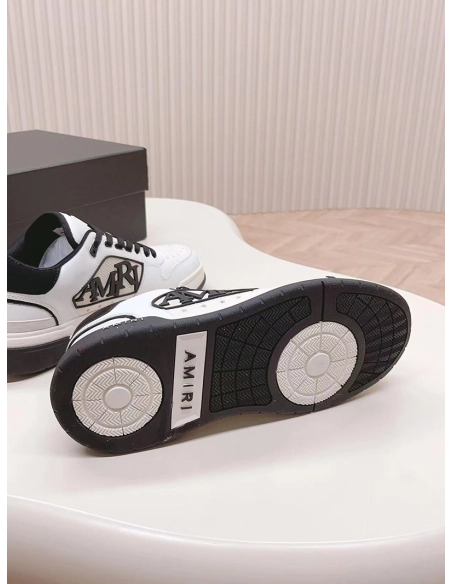 Amiri Classic Low Logo White Black,AMIRI,Other Brand Reps Sneakers