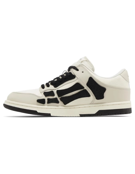 Amiri Skel Top Light Beige Black,AMIRI,Other Brand Reps Sneakers
