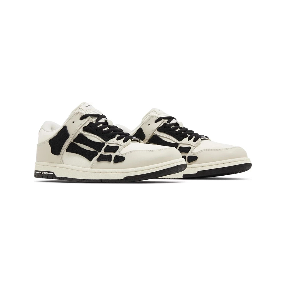 Amiri Skel Top Light Beige Black,AMIRI,Other Brand Reps Sneakers