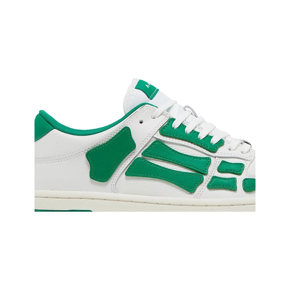 Amiri Skel Top Low White Green,AMIRI,Other Brand Reps Sneakers