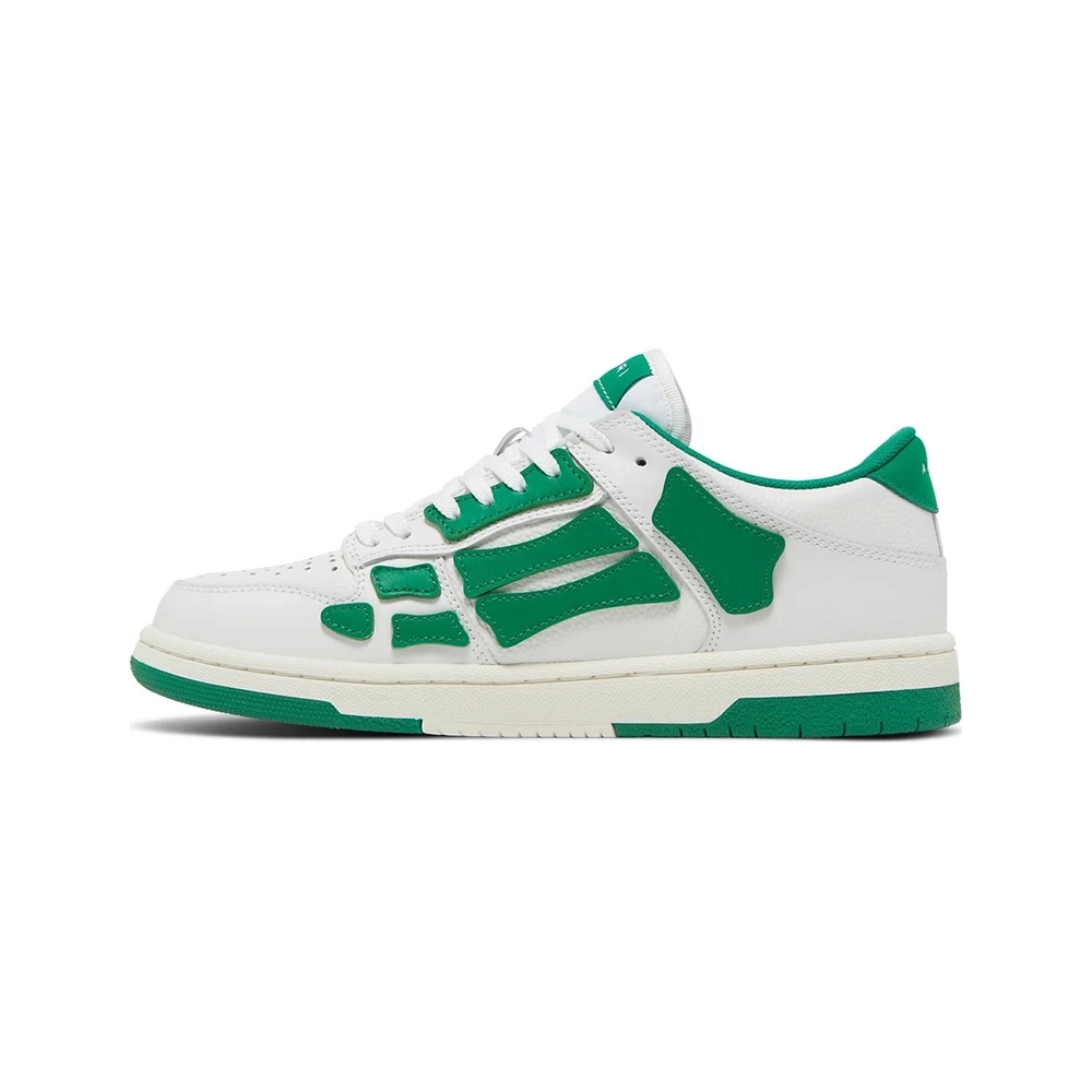 Amiri Skel Top Low White Green,AMIRI,Other Brand Reps Sneakers