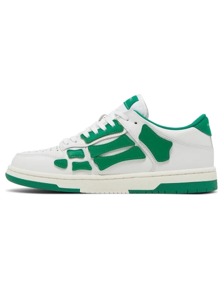 Amiri Skel Top Low White Green,AMIRI,Other Brand Reps Sneakers