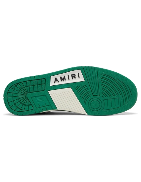 Amiri Skel Top Low White Green,AMIRI,Other Brand Reps Sneakers