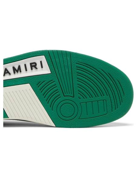 Amiri Skel Top Low White Green,AMIRI,Other Brand Reps Sneakers