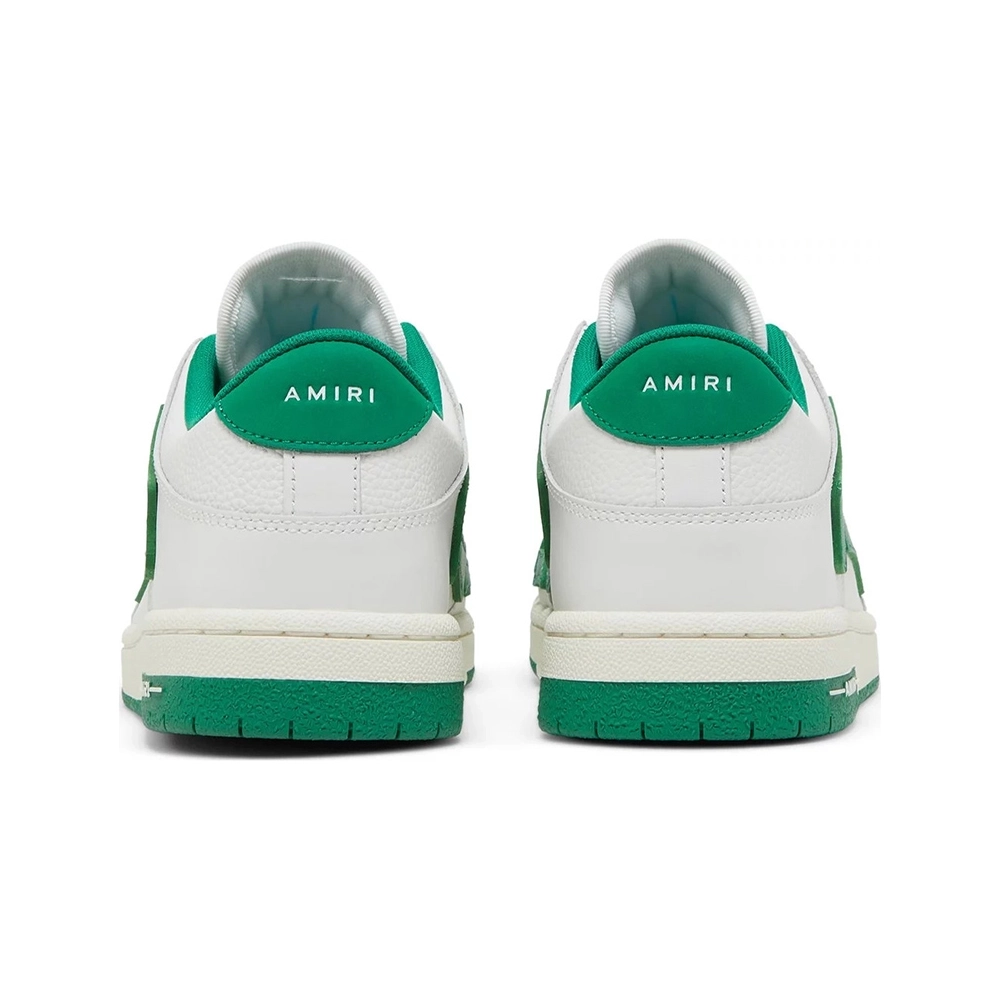 Amiri Skel Top Low White Green,AMIRI,Other Brand Reps Sneakers