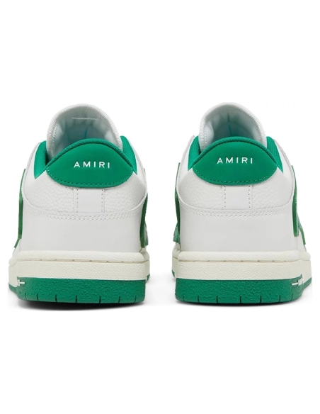 Amiri Skel Top Low White Green,AMIRI,Other Brand Reps Sneakers
