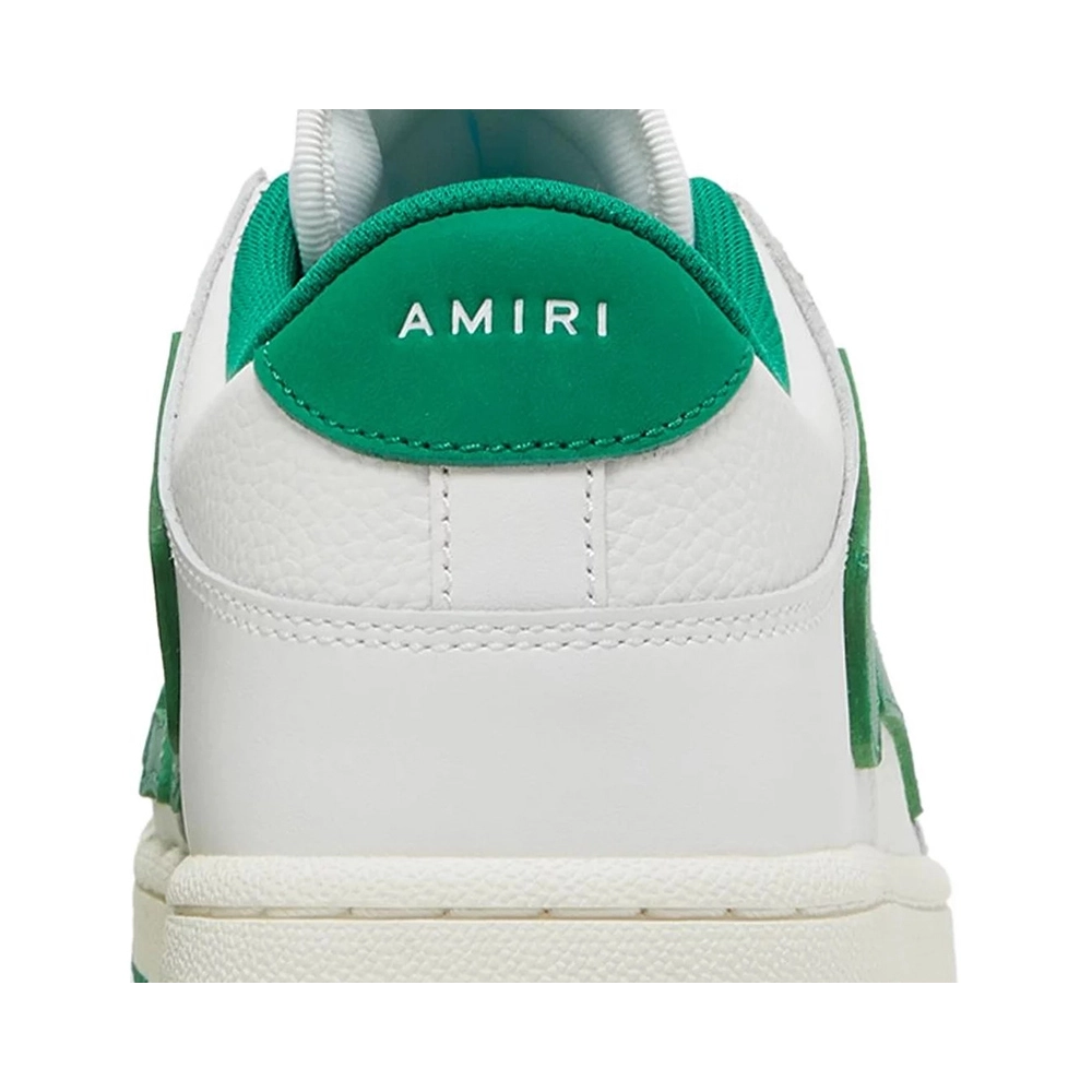 Amiri Skel Top Low White Green,AMIRI,Other Brand Reps Sneakers