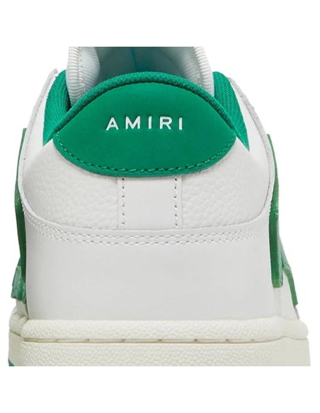 Amiri Skel Top Low White Green,AMIRI,Other Brand Reps Sneakers