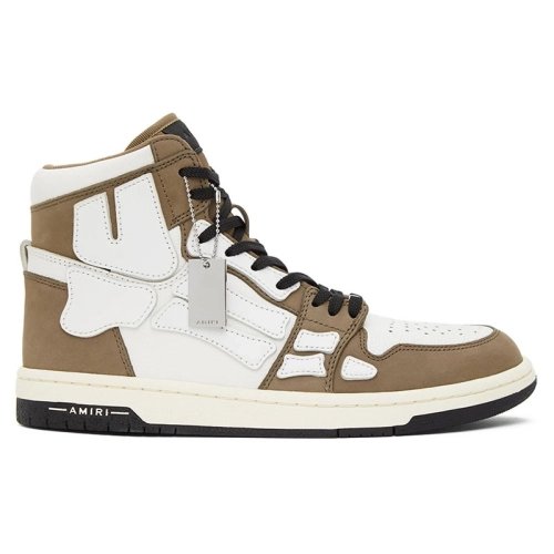 AMIRI SKELETON TOP SNEAKER TAN WHITE,AMIRI,Other Brand Reps Sneakers