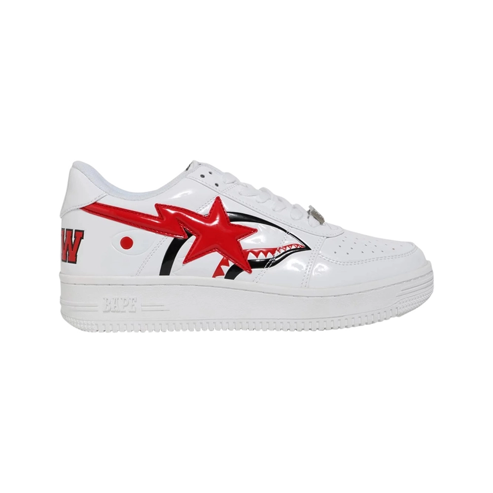 Bapesta Low White Shark Face,BAPE SNEAKER,Other Brand Reps Sneakers