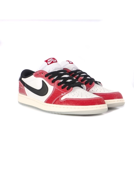 AIR JORDAN 1 LOW OG X TROPHY ROOM RED BLACK FN0432 017,AIR JORDAN 1 LOW,Air Jordan
