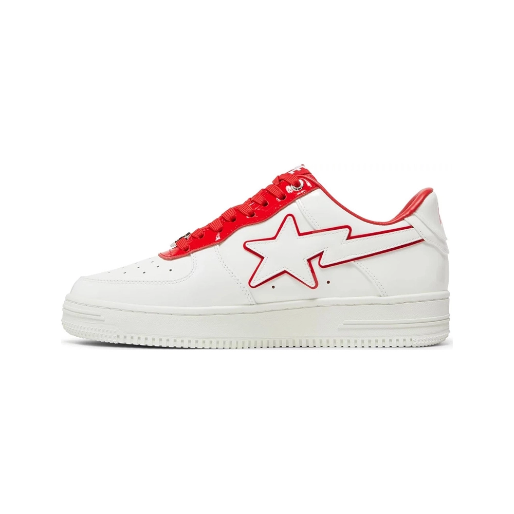 Bapesta No.8 M1 White Red,BAPE SNEAKER,Other Brand Reps Sneakers