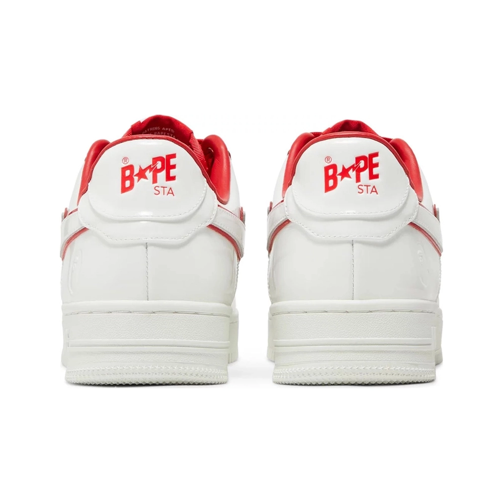 Bapesta No.8 M1 White Red,BAPE SNEAKER,Other Brand Reps Sneakers