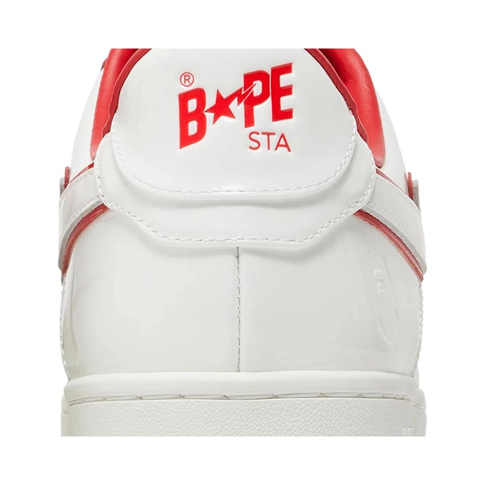 Bapesta No.8 M1 White Red,BAPE SNEAKER,Other Brand Reps Sneakers