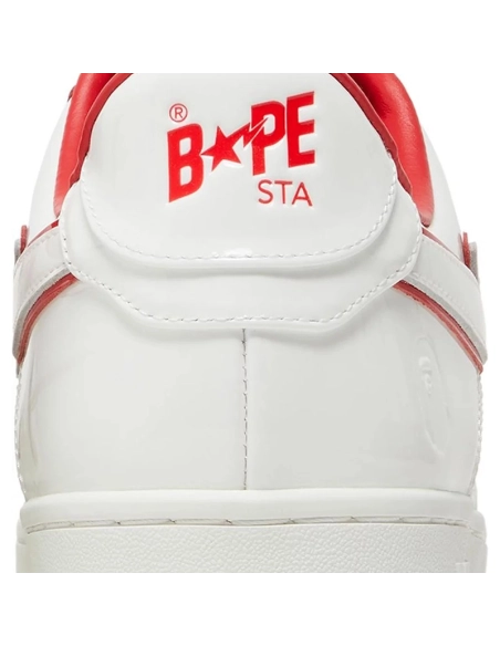 Bapesta No.8 M1 White Red,BAPE SNEAKER,Other Brand Reps Sneakers