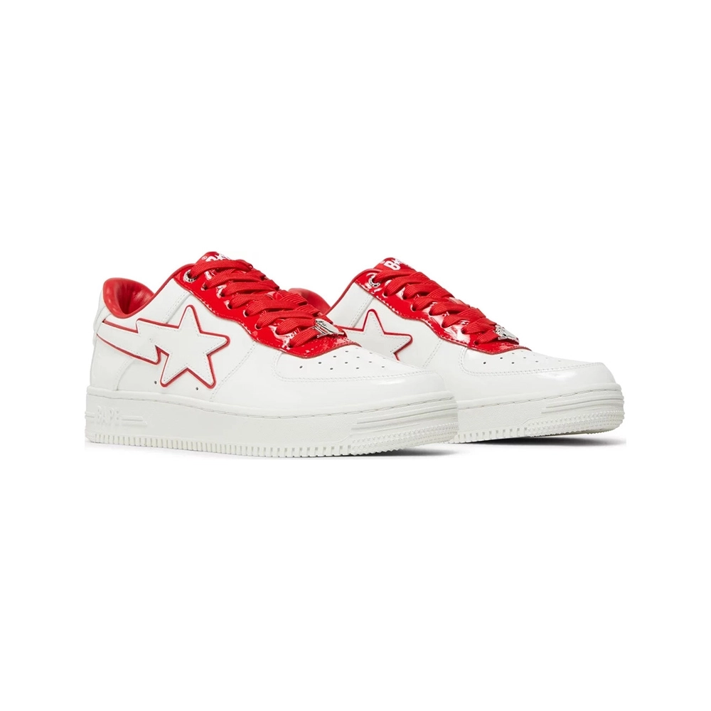 Bapesta No.8 M1 White Red,BAPE SNEAKER,Other Brand Reps Sneakers