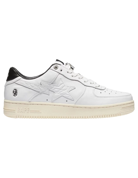 BAPE BLACK x Bapesta White Black,BAPE SNEAKER,Other Brand Reps Sneakers