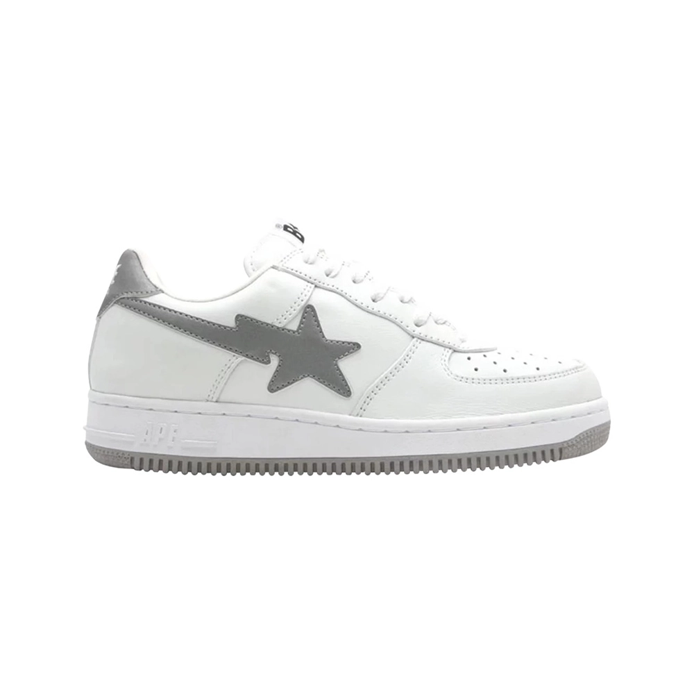 Bapesta FS001 Low White Reflector,BAPE SNEAKER,Other Brand Reps Sneakers
