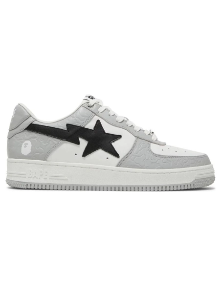 Bapesta Low M2 White Grey,BAPE SNEAKER,Other Brand Reps Sneakers