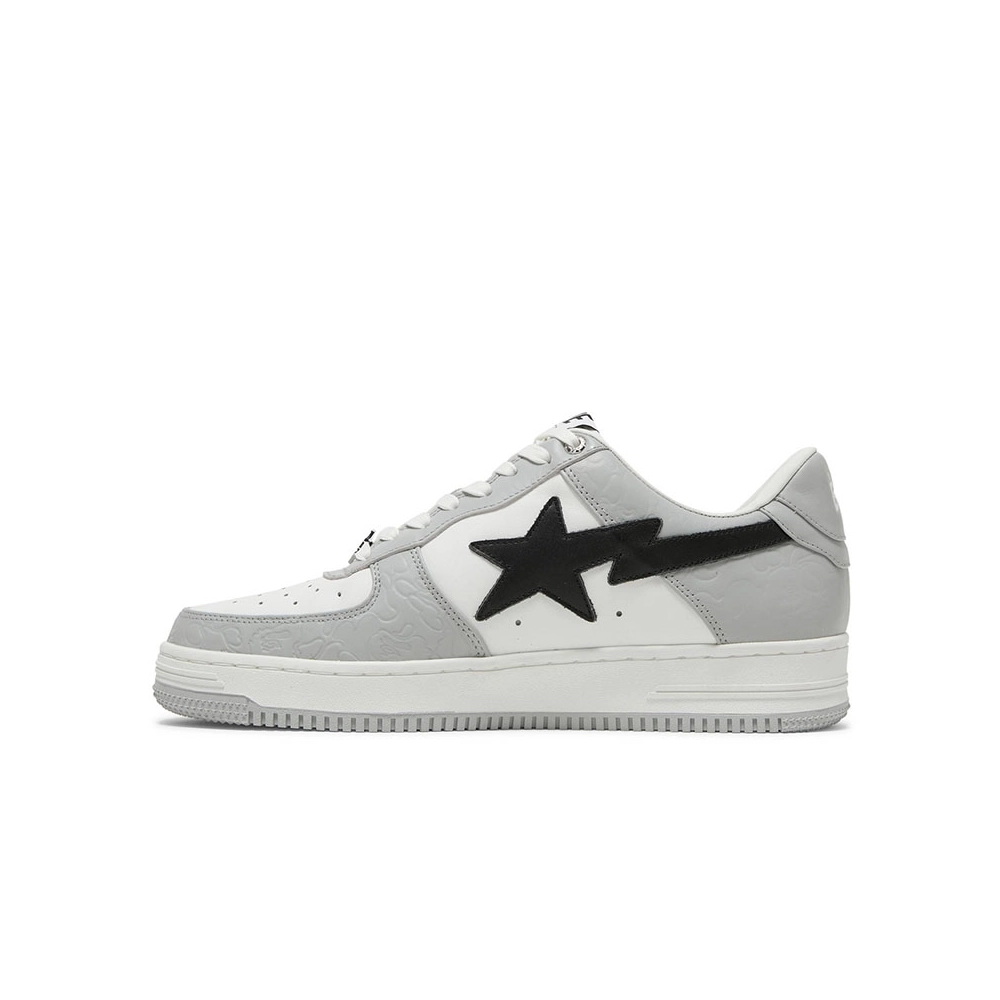Bapesta Low M2 White Grey,BAPE SNEAKER,Other Brand Reps Sneakers