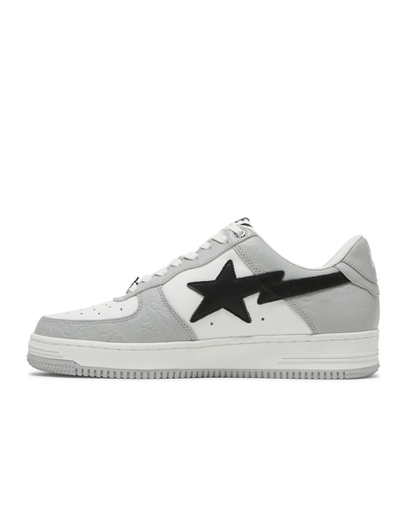 Bapesta Low M2 White Grey,BAPE SNEAKER,Other Brand Reps Sneakers