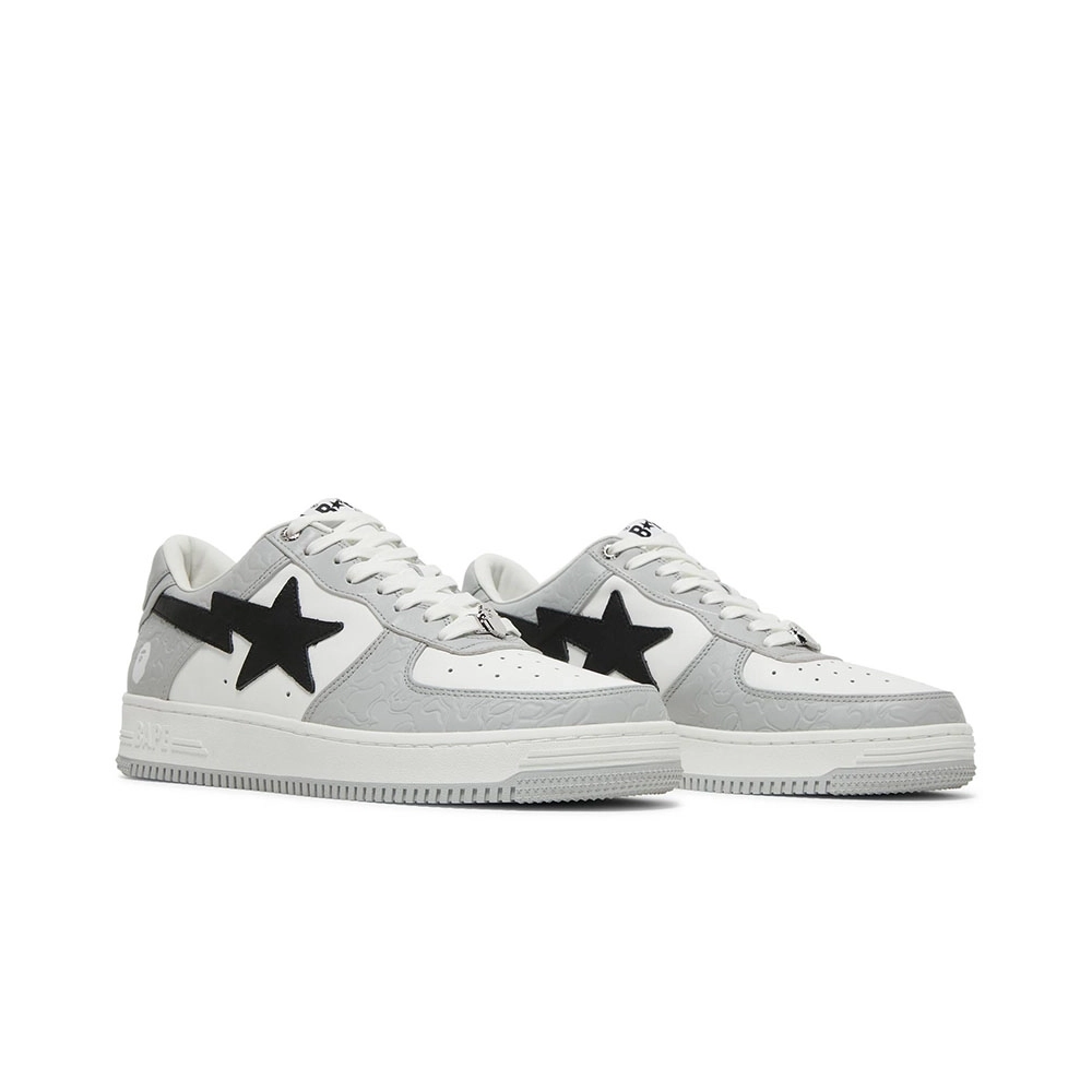 Bapesta Low M2 White Grey,BAPE SNEAKER,Other Brand Reps Sneakers