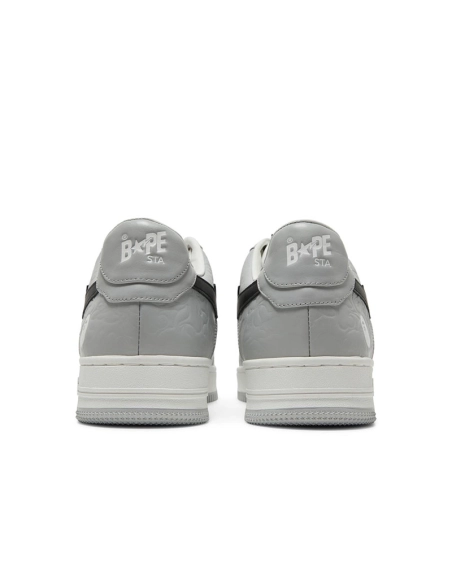 Bapesta Low M2 White Grey,BAPE SNEAKER,Other Brand Reps Sneakers