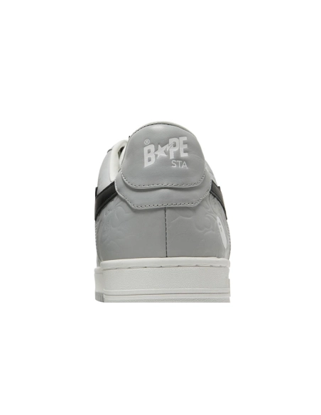Bapesta Low M2 White Grey,BAPE SNEAKER,Other Brand Reps Sneakers