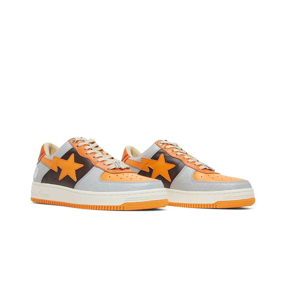 Bapesta Low M2 Orange,BAPE SNEAKER,Other Brand Reps Sneakers