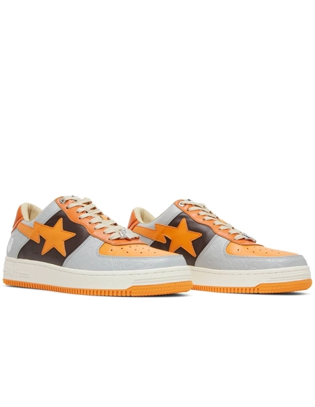 Bapesta Low M2 Orange,BAPE SNEAKER,Other Brand Reps Sneakers
