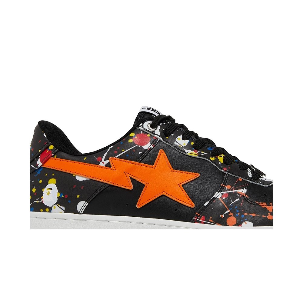 Bapesta Low Paint Splatter Black,BAPE SNEAKER,Other Brand Reps Sneakers