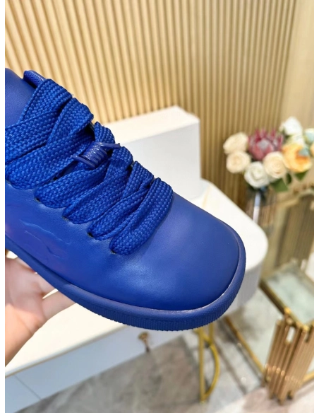 Burberry Leather Box Reps Sneakers BLUE,BURBERRY SNEAKERS,Other Brand Reps Sneakers