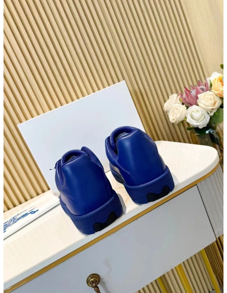 Burberry Leather Box Reps Sneakers BLUE,BURBERRY SNEAKERS,Other Brand Reps Sneakers