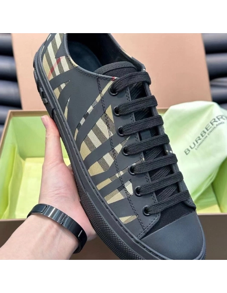 BURBERRY BLACK JACK LOW SNEAKERS,BURBERRY SNEAKERS,Other Brand Reps Sneakers