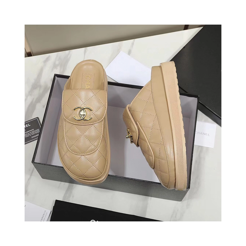 CHANEL CC Turnlock Mules,CHANEL SNEAKERS,Other Brand Reps Sneakers