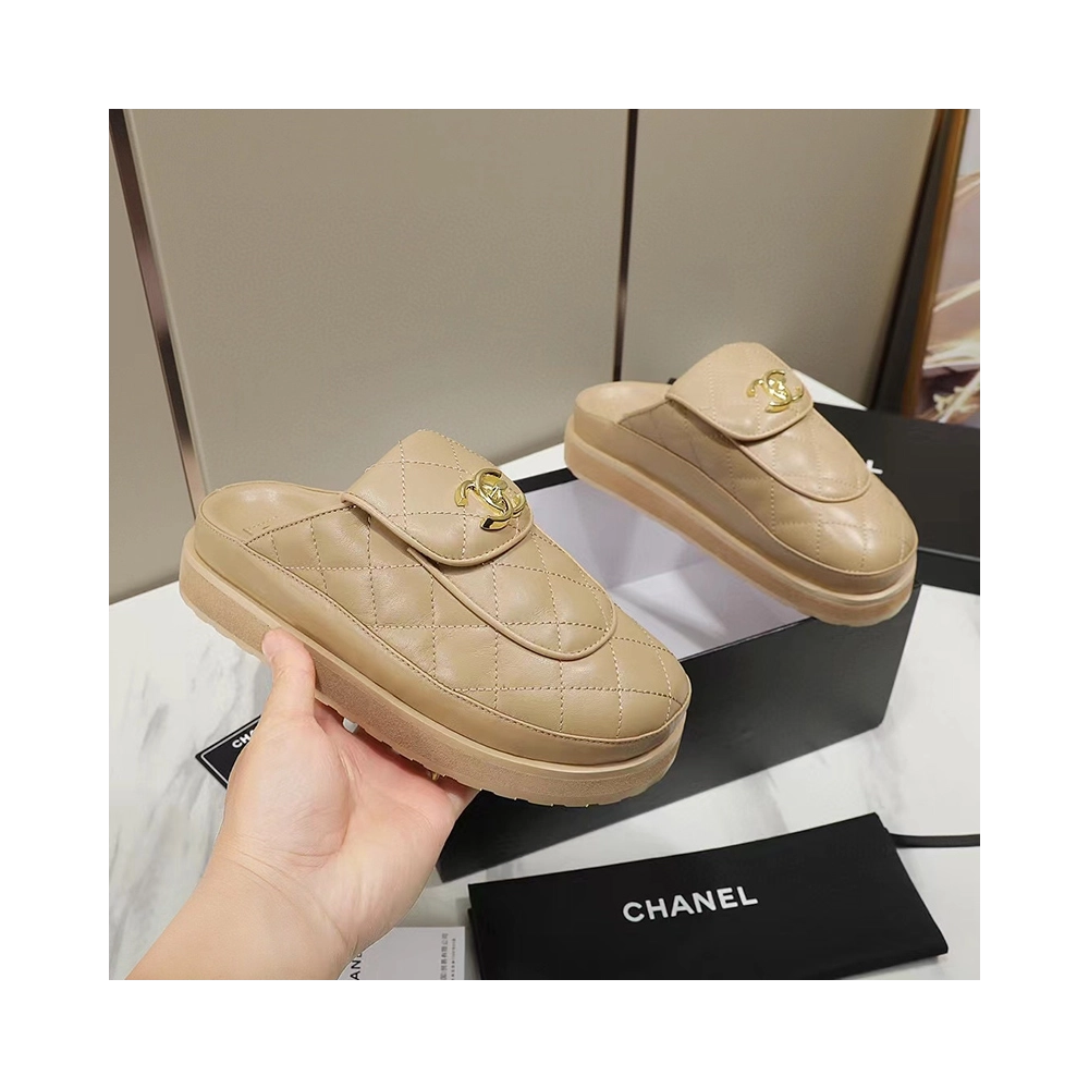CHANEL CC Turnlock Mules,CHANEL SNEAKERS,Other Brand Reps Sneakers