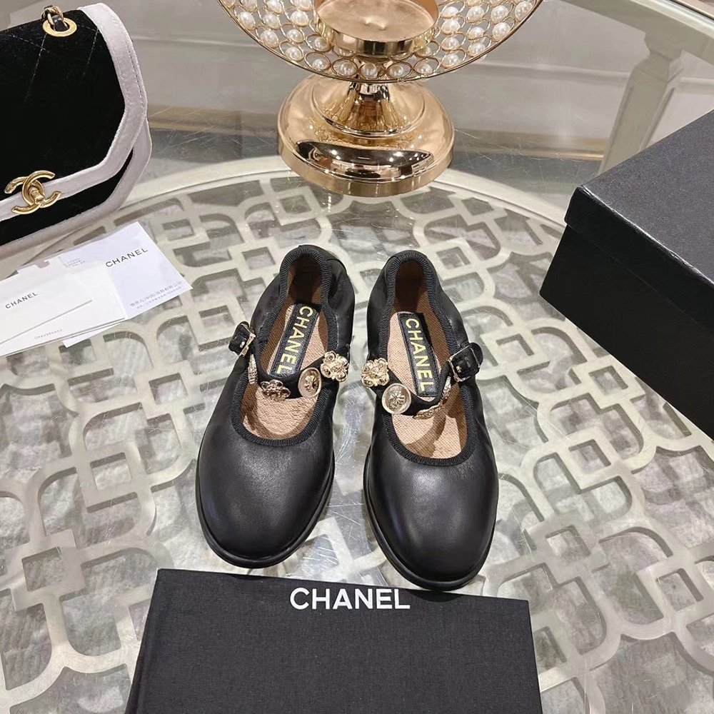 Chanel Mary Janes Lambskin Black,CHANEL SNEAKERS,Other Brand Reps Sneakers