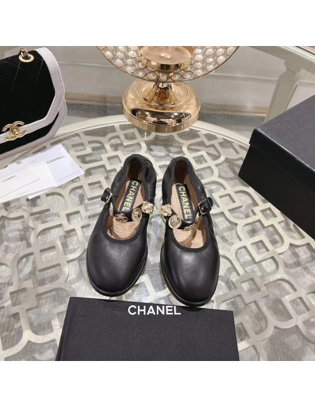 Chanel Mary Janes Lambskin Black,CHANEL SNEAKERS,Other Brand Reps Sneakers