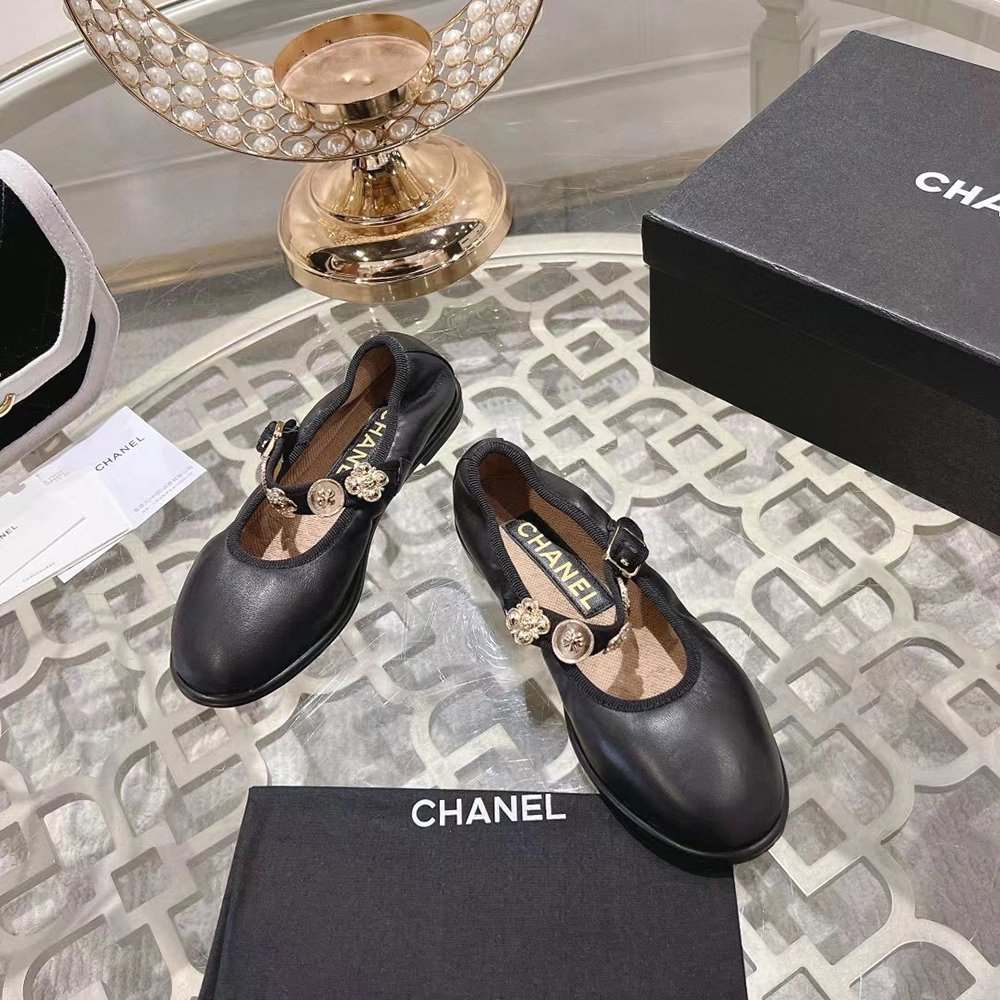 Chanel Mary Janes Lambskin Black,CHANEL SNEAKERS,Other Brand Reps Sneakers