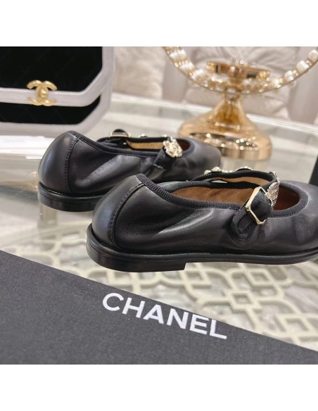 Chanel Mary Janes Lambskin Black,CHANEL SNEAKERS,Other Brand Reps Sneakers