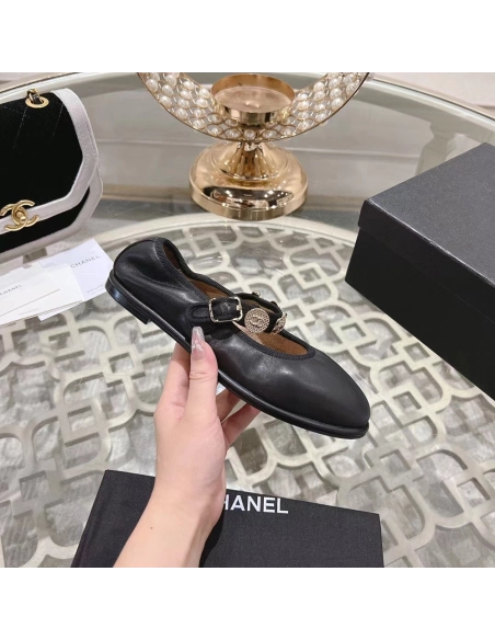 Chanel Mary Janes Lambskin Black,CHANEL SNEAKERS,Other Brand Reps Sneakers