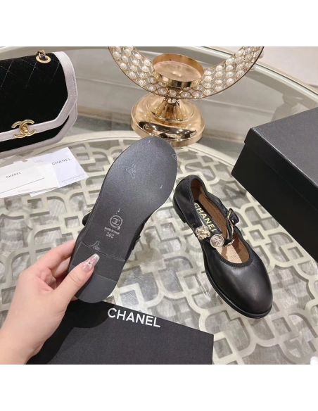 Chanel Mary Janes Lambskin Black,CHANEL SNEAKERS,Other Brand Reps Sneakers