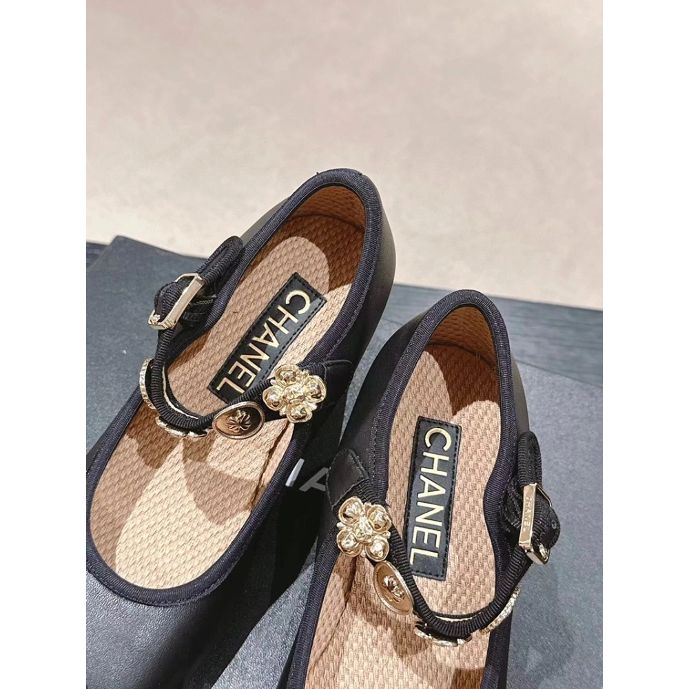 Chanel Mary Janes Lambskin Black,CHANEL SNEAKERS,Other Brand Reps Sneakers