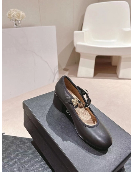 Chanel Mary Janes Lambskin Black,CHANEL SNEAKERS,Other Brand Reps Sneakers